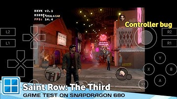 Winlator 7.1 | SAINT ROW: THE THIRD | Snapdragon 680