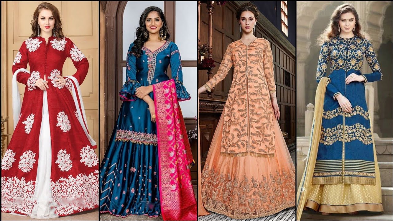 Lahenga With Long Kurti Design Ideas | Indian Dress Ideas By Fashion ...