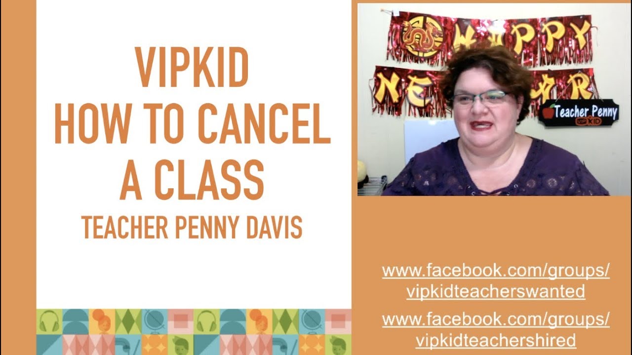 Vipkid How To Cancel A Class