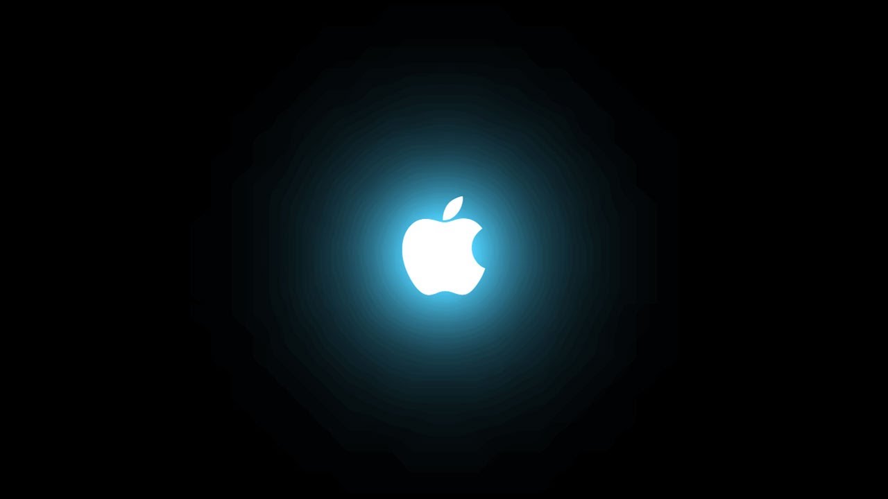 CSS3 Glowing Apple Logo Animation Effects