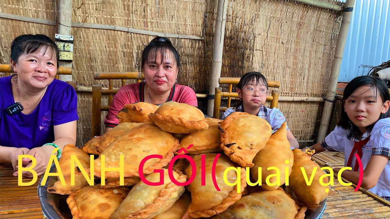 BÁNH GỐI( BÁNH QUAI VẠC ) NHÂN THỊT GÀ VÀ THỊT HEO... - youtube
