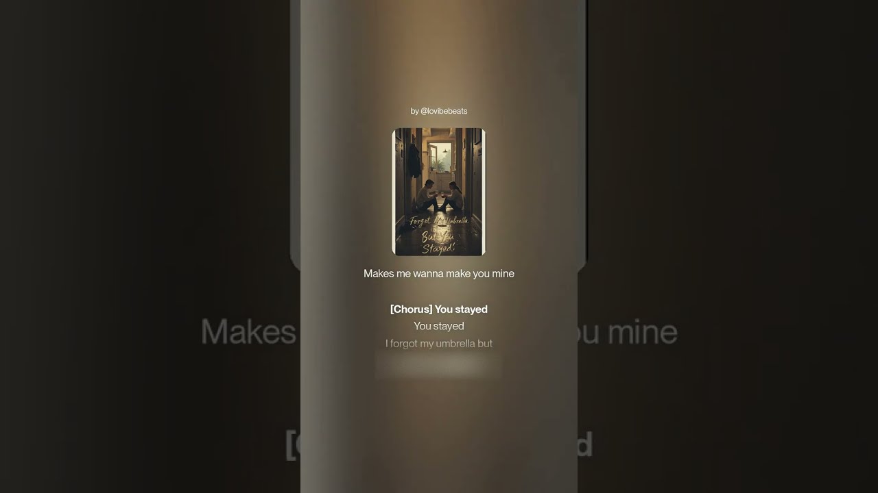 Forgot My Umbrella (But You Stayed) – RAIN (Track 6) | Cozy Lo-Fi Love in the Rain 