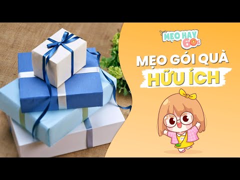 Video Cách gói quà hình hộp vuông đẹp và đơn giản | KINH... - youtube