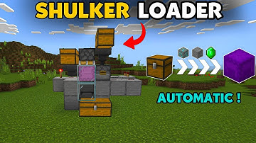 EASIEST AUTOMATIC SHULKER LOADER IN MINECRAFT 1.20 !! { BEDROCK / PE }