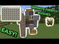 SIMPLE 1.21 AUTOMATIC FIREFLY BUSH FARM TUTORIAL in Minecraft Bedrock (MCPE/Xbox/PS/Switch/PC)