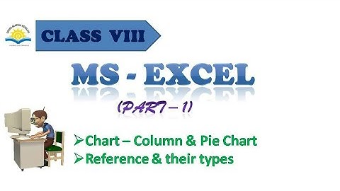 MS - Excel (Part - 1) for Class VIII