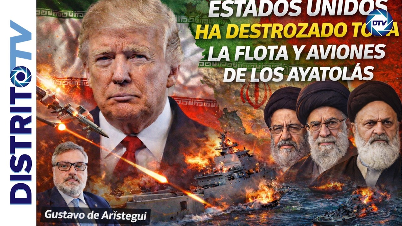 ÚLTIMA HORA IRÁN: GUSTAVO DE ARISTEGUI, EEUU HA DESTRUIDO TODA LA AVIACIÓN Y FLOTA DE LOS AYATOLAS