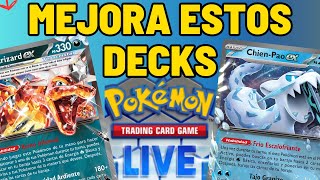 Como Mejorar El Deck de Charizard ex y Chien-Pao ex  Gratis Pokemon TCG LIVE Guia