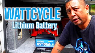 WATTCYCLE LIFEPO4 BATTERY *100AH * 12.8V