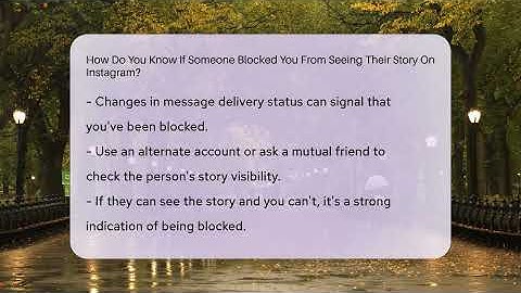 How Do You Know If Someone Blocked You From Seeing Their Story On Instagram? - Everyday-Networking