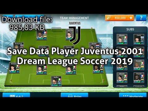 Save Data Player Juventus 2001 Dream League Soccer 2019