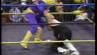 WCW Saturday 12-21-1991 December part 4 WCW champion Lex Lugar vs Rick Steiner