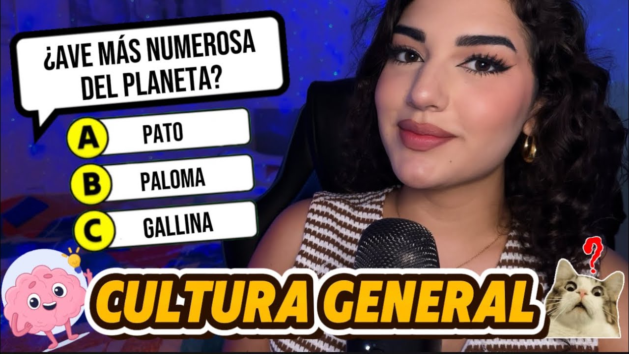 ASMR ¿Cuánto Sabes de CULTURA GENERAL? 🤔 Jugamos