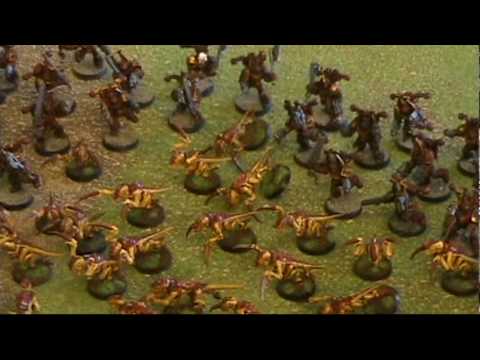 BAT RAP Tyranid VS Chaos Space Marines Warhammer 40k