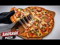 The Secret to Perfect Homemade Sausage and Mushroom Pizza!