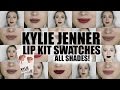 Kylie Jenner Lip Kit Swatches of ALL SHADES 2017 | Kylie Cosmetics