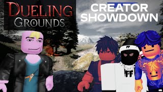 Roblox Creator Showdown 2026 - Bundun Destroys His Opponents with the Hammer in Dueling Grounds!
