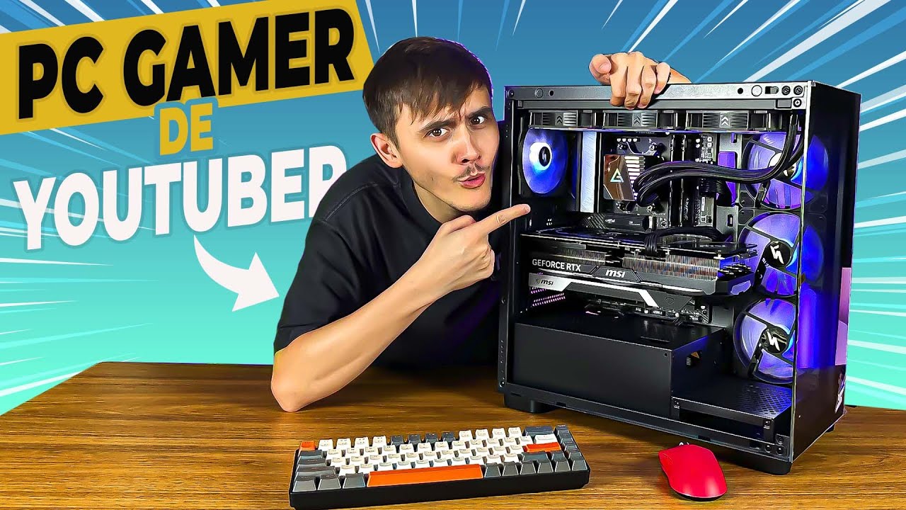 Montamos o PC GAMER de YOUTUBER p/ Edição, Gravação e Jogos