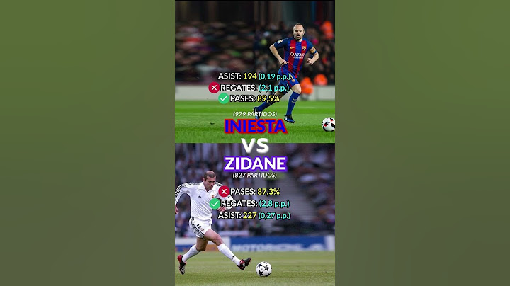 Iniesta vs Zidane (CARRERA COMPLETA) #zidane #realmadrid #iniesta #barsa #futbol #datos #shorts