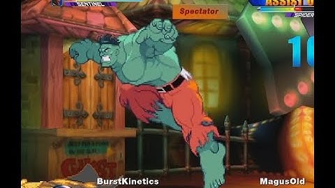 MvC2: Hulk Infinite to Double Crush Glitch 85% Combo by MagusOld