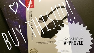 NINTENDO SWITCH HORI Official USB to Ethernet Adapter Setup & Review COP or NOT!?!?!