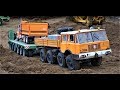 Heavily loaded RC Tatra in action - RC Trucks