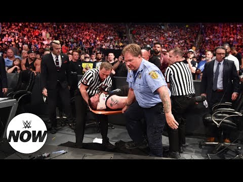 OMG! Kevin Owens thrown off steel cage by Braun Strowman: WWE Now