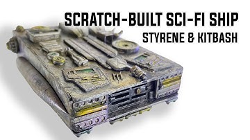 Scratch-Building a Unique Sci-Fi Utility Ship from Styrene and Kitbash Greeblies