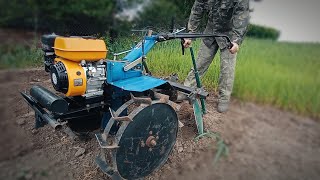 О ЦЕ ТАК НАГОРНУЛИ - ПІДГОРТАННЯ КАРТОПЛІ ДИСКАМИ - МОТОБЛОКОМ FORTE 7к.с.