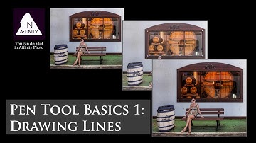 Pen Tool Basics 1: Drawing Lines (in Affinity Photo)