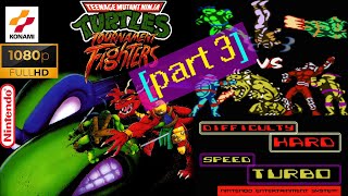 [3] TMNT - Tournament Fighters | VS CPU (Hard) | Nintendo NES | 1080p HD 60fps