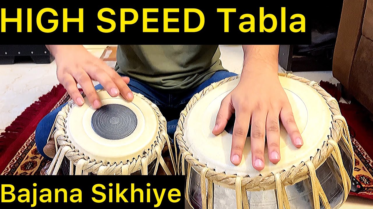 Learn How To Play High Speed Tabla HIGH SPEED Tabla Bajana Sikhiye YouTube