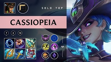 Cassiopeia Top vs Volibear - EUW Master Patch 25.24