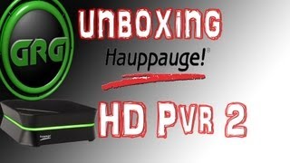 HD PVR 2 Gaming Edition Unboxing and Setup for PC and Xbox 360