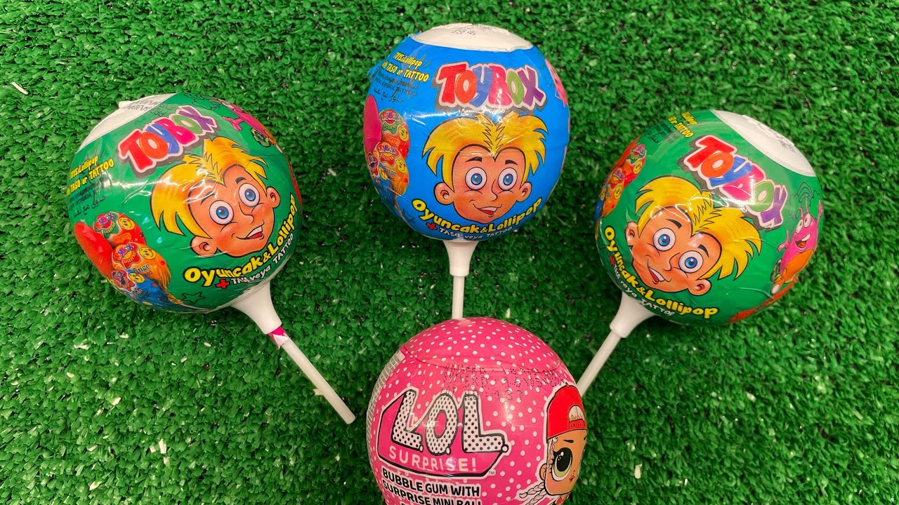 Satisfying Video | Unboxing GIANT Rainbow Lollipop Candy with Yummy Sweets Cutting ASMR