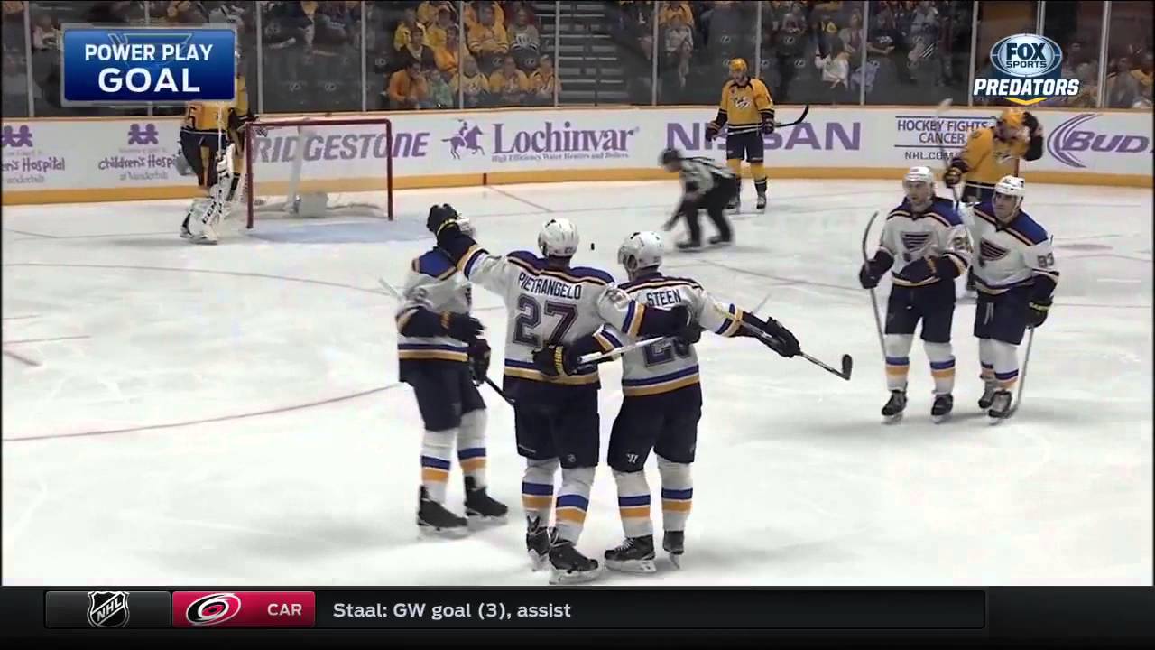 Blues @ Predators Highlights 11/07/15 - YouTube