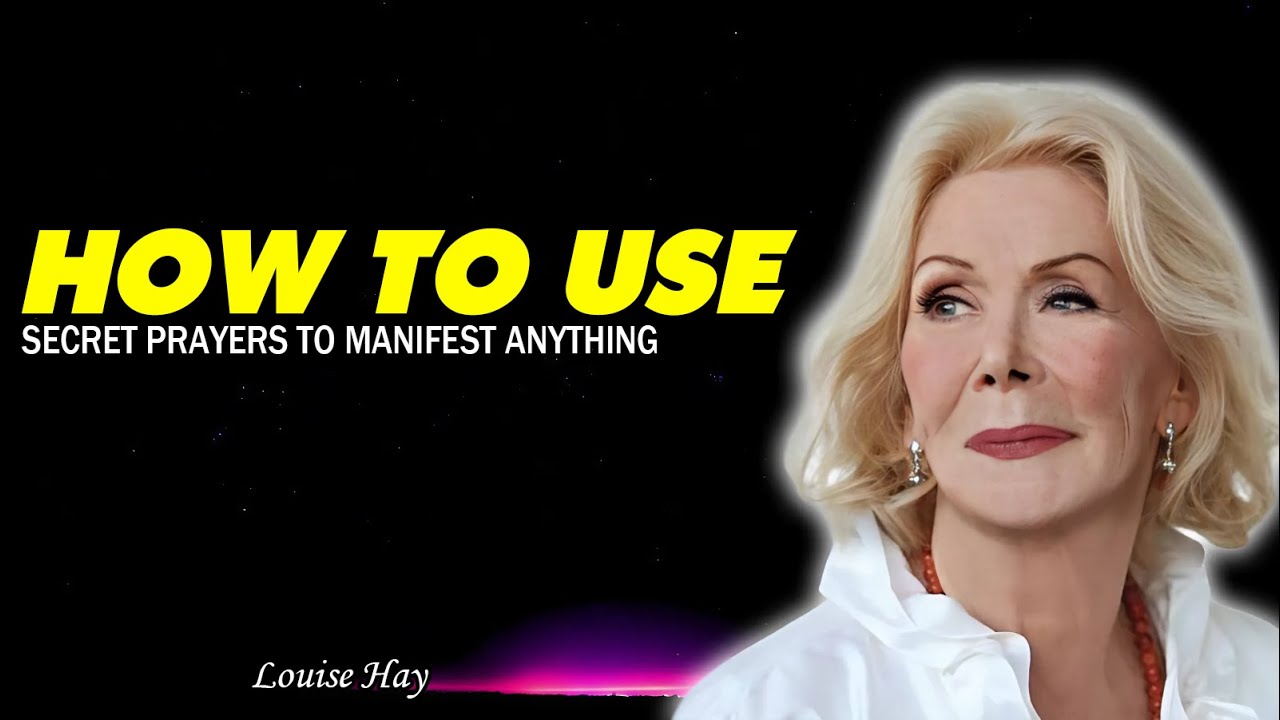 Louise Hay: How To Use Secret Prayer To Manifest Anything _ Law Of ...