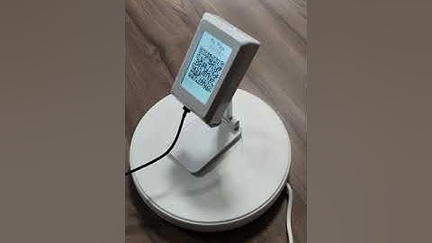 3.5 inch Bluetooth cum USB Dynamic QR Display -  Dynamic QR Code Payments #fintech #digitalpayments