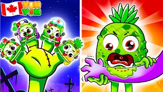 Zombie Finger Family 🖐️🧟 | Zombie Epidemic Song | YUM YUM Canada - Funny Kids Songs