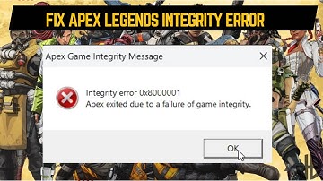How to Fix Apex Legends integrity error in windows
