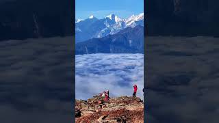 Huajian Cloud Peak In Garze, Sichuan Province