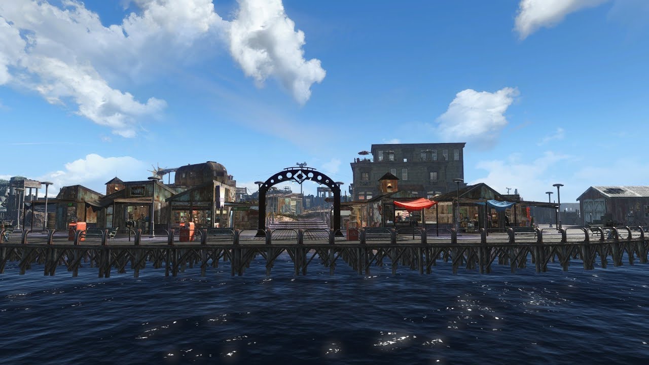 Fallout 4 Nordhagen Beach Boardwalk YouTube