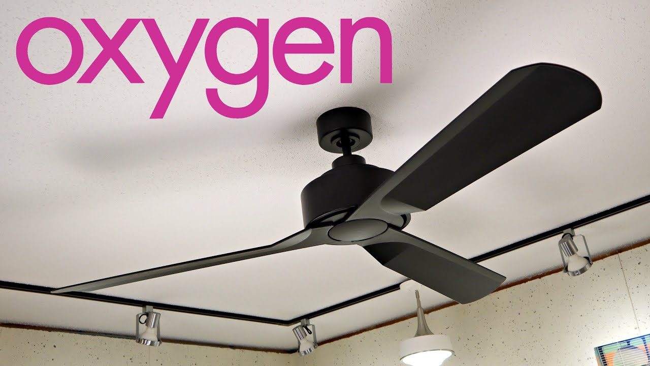 Oxygen Lighting Solis Ceiling Fan - YouTube
