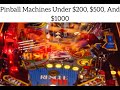 Best Pinball Machines Under $200, $500, and $1,000