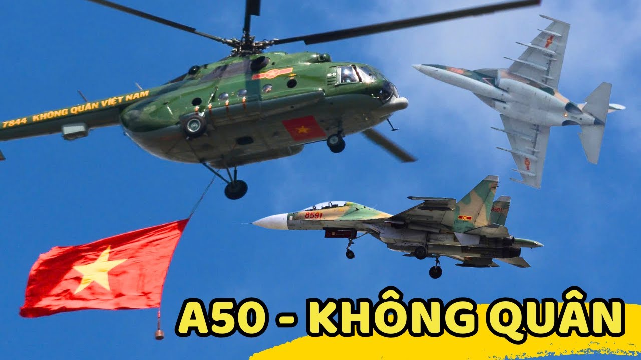 MÀN TRÌNH DIỄU CỦA KHÔNG QUÂN NHÂN DÂN VIỆT NAM TRONG ĐẠI LỄ 30-4 VỪA QUA l Su-30MK2, Yak-13
