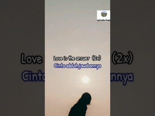 lagu tiktok love is the answer lirik #zeinderhale #natalietaylor class=