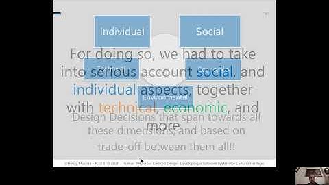 Human Behaviour Centred Design (presentation @ICSE SEIS 2020)
