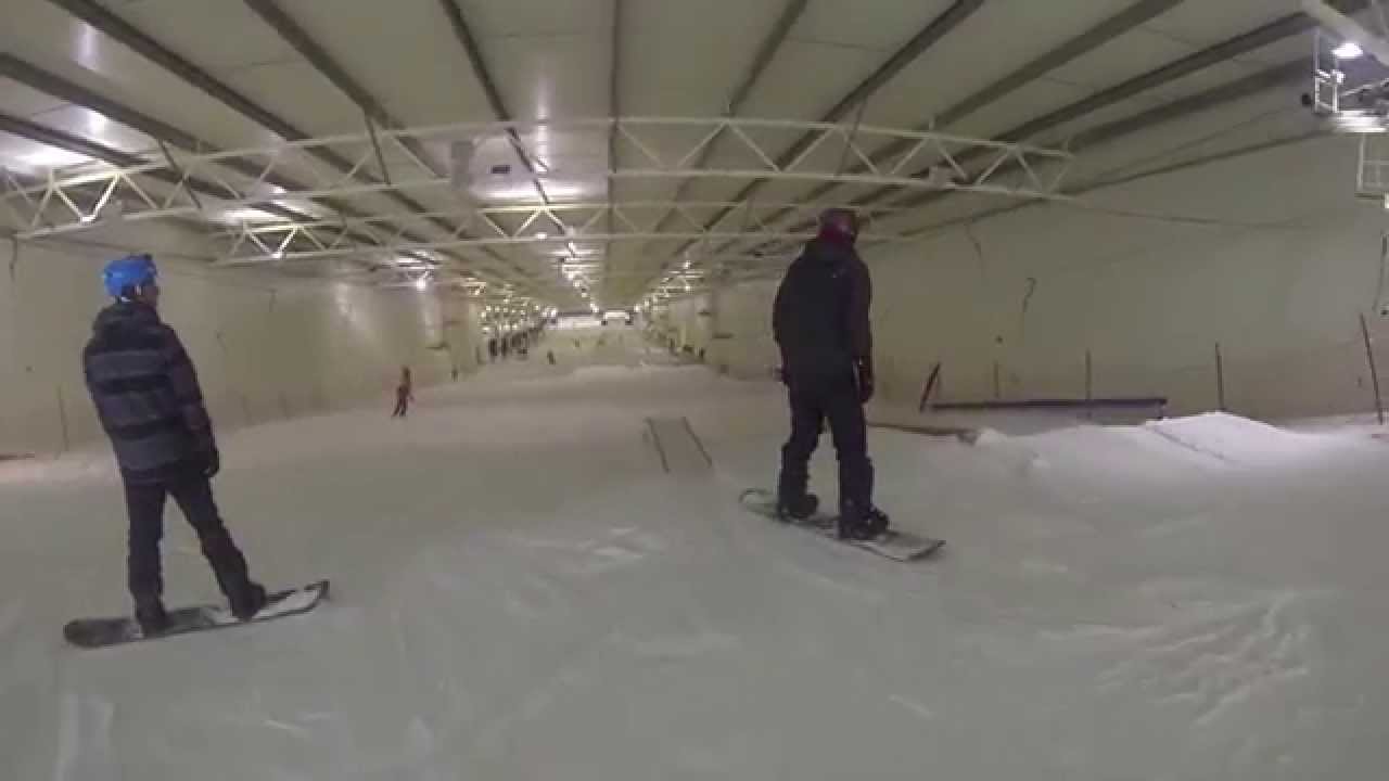 Snowboarding Open door day, Skidome Terneuzen (GoPro) YouTube