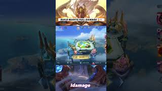 BUILD MARTIS 1 hit yang mau challenge jangan lupa paket lengkap #mobilelegends #mlbbid