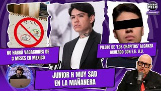 JUNIOR H MUY SAD EN LA MAÑANERA